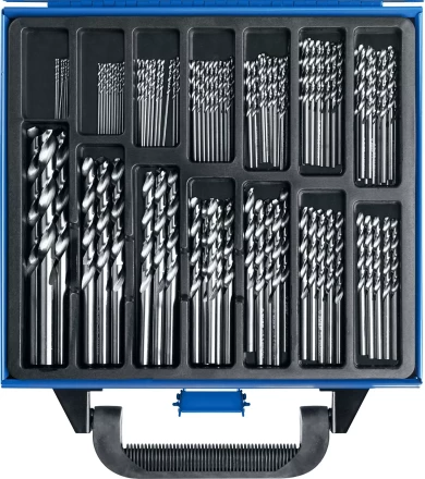 ЗУБР ПРОФ-А, 99 шт, (1-10 мм), сталь Р6М5, класс А, мет.бокс, набор сверл по металлу, Профессионал (29625-H99) купить в Когалыме