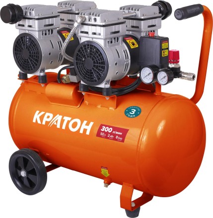 Компрессор безмасляный поршневой прямой привод Кратон AC-300-50-OFS 3 01 01 053 купить в Когалыме