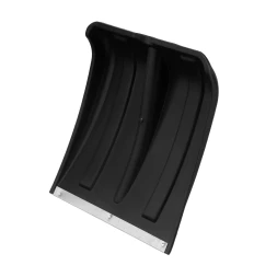 Лопата для уборки снега пластиковая, оцинкованная планка, 350х350 мм, без черенка, Россия// Сибртех 614652