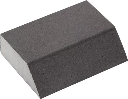 Губка шлифовальная ЗУБР "МАСТЕР" четырехсторонняя угловая, средняя жесткость, Р320, 100х68х42х26мм 35613-320 купить в Когалыме