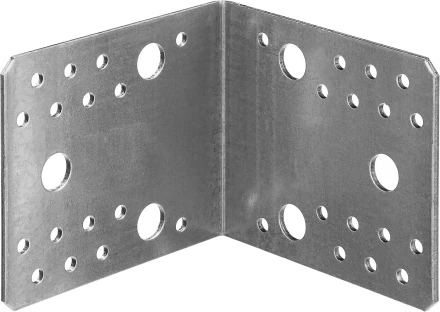 ЗУБР УК-2.5, 90 x 105 x 105 x 2.5 мм, цинк, крепежный уголок (31012-105) купить в Когалыме