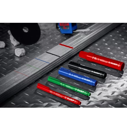 ЗУБР МП-1000К чёрный, 2-10 мм, клиновидный перманентный маркер (06333-2) купить в Когалыме