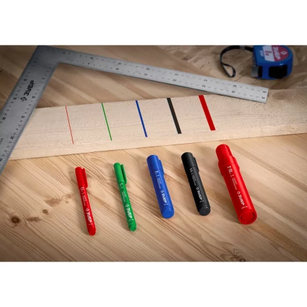 ЗУБР МП-1000К чёрный, 2-10 мм, клиновидный перманентный маркер (06333-2) купить в Когалыме