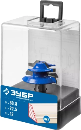 ЗУБР 50.8 x 22 мм, фреза кромочная для углового сращивания, Профессионал (28724-50.8) купить в Когалыме