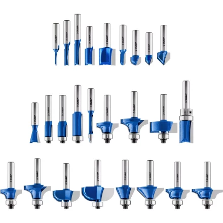 ЗУБР 26 шт, набор профильных фрез по дереву, Профессионал (28796-H26) купить в Когалыме