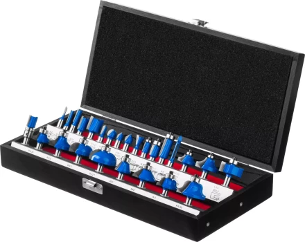 ЗУБР 26 шт, набор профильных фрез по дереву, Профессионал (28796-H26) купить в Когалыме