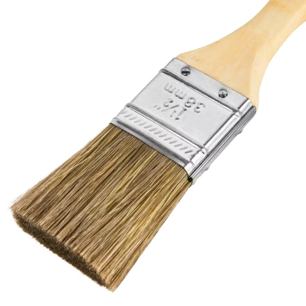 Кисть плоская "Евро" 1.5", смешанная щетина, деревянная ручка MTX 83078 купить в Когалыме
