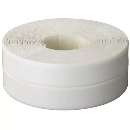 Лента бордюрная для ванн и раковин, STAYER Profi 12341-20-20, самоклеящаяся, профиль L, цвет белый, 20 х 20мм х 3,35м 12341-20-20 купить в Когалыме