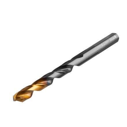 Сверло по металлу, 7,5 мм, HSS-Tin, Golden Tip, 8 шт. Denzel 717218 купить в Когалыме