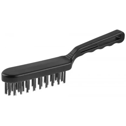 Щетка ЗУБР "ЭКСПЕРТ" проволочная стальная большая с пластмассовой ручкой, 4 ряда 35011-4_z01 купить в Когалыме