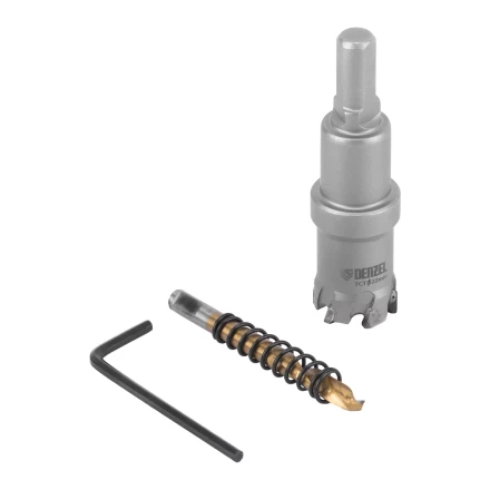 Коронка по металлу твердосплавная, 22 мм Denzel 724004 купить в Когалыме