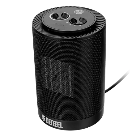 Тепловентилятор керамический Denzel DTFC-1200S, вращение, 3 реж., вент., нагрев 600/1200 Вт 96411 купить в Когалыме