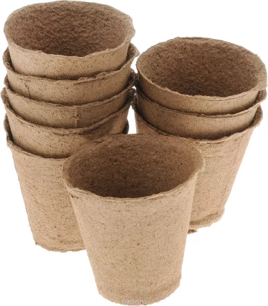 Торфяной горшочек 110*100 мм круглый 20шт/упак Россия 64361 купить в Когалыме