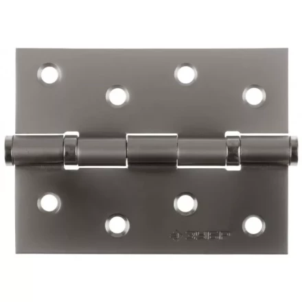 Петля универсальная ЗУБР "ЭКСПЕРТ", 2 подшипника, цвет мат. никель (PN), с крепежом, 100х75х2,5мм, 2 шт 37601-100-4 купить в Когалыме