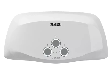 Водонагреватель проточный ZANUSSI 3-logic 6.5 TS душ и кран купить в Когалыме