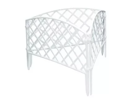 Забор декоративный "Плетенка" 24 х 320 см белый Россия 65021 купить в Когалыме