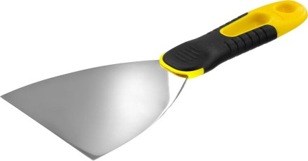 Шпатель STAYER &quot;PROFESSIONAL&quot; нержавеющее профилированное полотно, 2к ручка, 100 мм 10045-10 купить в Когалыме