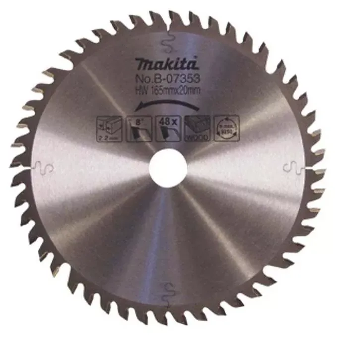 Диск пильный Makita Standart,ф165х20х1,3мм,16зуб,для дерева (D-09628) купить в Когалыме