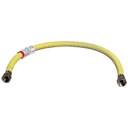 Подводка-сильфон ЗУБР для газа, нержавеющая сталь, г/г 1/2&quot; - 1,5м 51006-G/G-150 купить в Когалыме