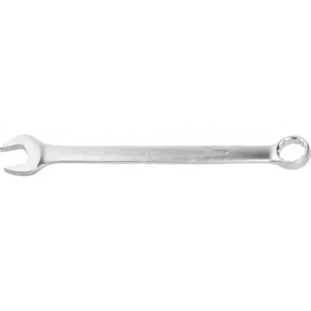 Ключ ЗУБР "ПРОФИ" гаечный комбинированный, Cr-V сталь, хромированный, 30мм 27022-30 купить в Когалыме