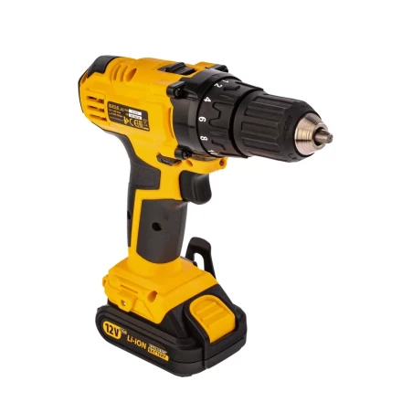 Дрель-шуруповерт аккумуляторная CDL-IB-12-02 Denzel 26111 купить в Когалыме