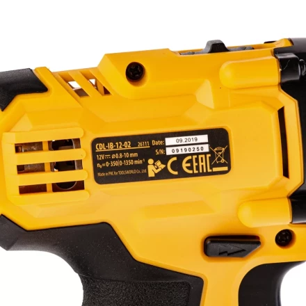 Дрель-шуруповерт аккумуляторная CDL-IB-12-02 Denzel 26111 купить в Когалыме