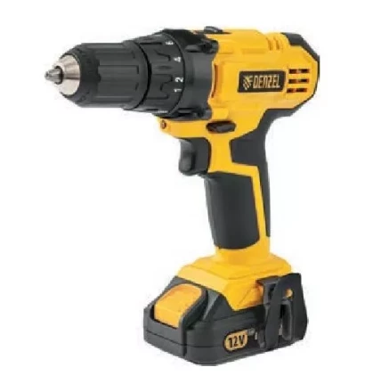 Дрель-шуруповерт аккумуляторная CDL-IB-12-02 Denzel 26111 купить в Когалыме