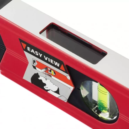 Уровень алюминиевый магнитный 2000 мм фрезерованный 3 глазка 1 зеркальный усиленный  MATRIX 34720 купить в Когалыме