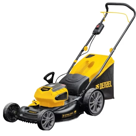 Газонокосилка аккумуляторная бесщеточная RLM450-36, Li-ion, 36 В, 4 Ач, 450 мм, травосборник 40 л Denzel 58910 купить в Когалыме