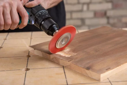 Кордщетка HAMMER плоская 100мм для дрели нейлон (207-214) купить в Когалыме