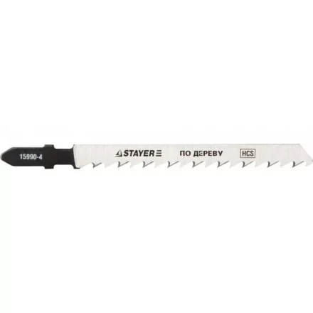 Полотна STAYER "PROFI", T101D, для эл/лобзика, HCS, по дереву, ДСП, ДВП, EU-хвост., шаг 4мм, 75мм, 2шт 15990-4_z01 купить в Когалыме