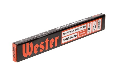 Электроды для сварки WESTER эбОК-46.00, 3.0 мм, 1 кг купить в Когалыме