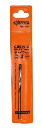 Сверло д/бет  4х 75 мм 1/100/500 9350 купить в Когалыме