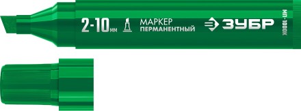 ЗУБР МП-1000К зеленый, 2-10 мм, клиновидный перманентный марке (06333-4) купить в Когалыме
