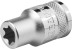 Торцовая головка KRAFTOOL &quot;INDUSTRIE QUALITAT&quot;, Cr-V, внешний TORX, хромосатинированная, 1/2&quot;, Е 14 27810-14_z01 купить в Когалыме