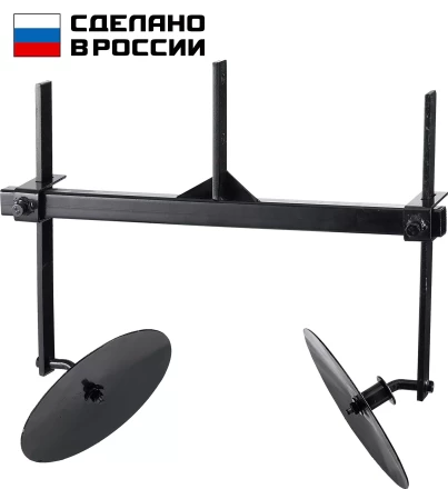 ЗУБР ОК-3, без сцепки, окучник дисковый раздвижной для мотоблоков (707101-3) купить в Когалыме