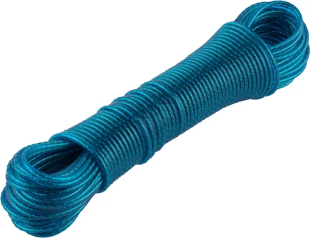 Шнур ЗУБР "МАСТЕР" бельевой, стальная сердцевина, в пластиковой оплетке, 20м 50140-20 купить в Когалыме