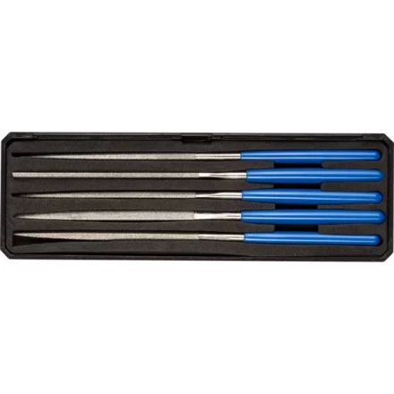 Набор ЗУБР "ЭКСПЕРТ" Надфили с алмазным напылением в пластиковом боксе, P 140, 140х75мм, 5 предметов 33388-140-H5 купить в Когалыме