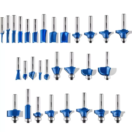 ЗУБР 30 шт, набор профильных фрез по дереву, Профессионал (28796-H30) купить в Когалыме