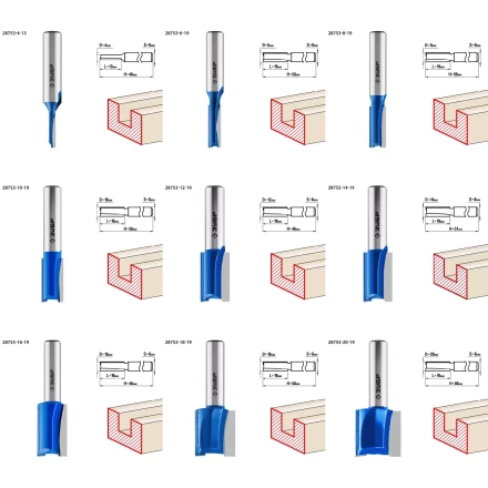 ЗУБР 30 шт, набор профильных фрез по дереву, Профессионал (28796-H30) купить в Когалыме