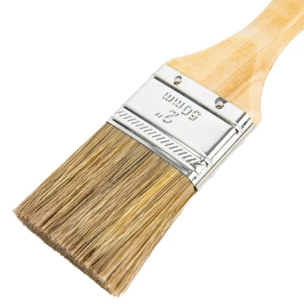 Кисть плоская "Евро" 2", смешанная щетина, деревянная ручка MTX 83079 купить в Когалыме