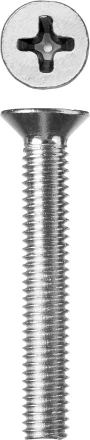 Винт ЗУБР "МАСТЕР" DIN 965, класс прочности 4.8, оцинкованный, M6x45мм, 5кг 303110-06-045 купить в Когалыме
