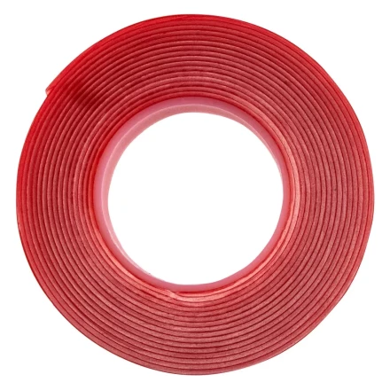 Двусторонняя клейкая лента из вспененного акрила, прозрачная, 15 мм x 3 м Matrix 89078 купить в Когалыме