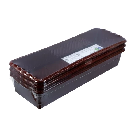 Поддон для рассады 470х166х82 мм, пластиковый, 3 шт, под 12 горшочков 250 мл. Palisad 643443 купить в Когалыме