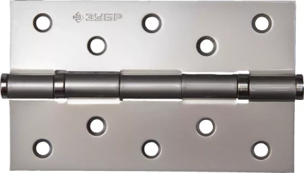 Петля универсальная ЗУБР "ЭКСПЕРТ", 2 подшипника, цвет мат. никель (PN), с крепежом, 125х75х2,5мм, 2 шт 37601-125-4 купить в Когалыме