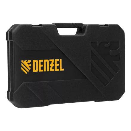 Набор инструментов Denzel 15803, 1/2", 1/4", CrV, S2, пластиковый кейс, 100 предметов купить в Когалыме