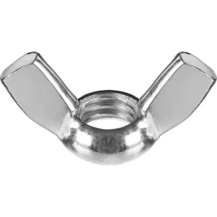 Гайка ЗУБР барашковая, DIN 315, оцинкованная,  M3, ТФ0, 13000 шт. 4-303730-03 купить в Когалыме