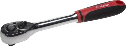 Трещотка для торцовых головок ЗУБР "МАСТЕР", Сr-V сталь, 72 зубца, 1/4" 27736-1/4 купить в Когалыме