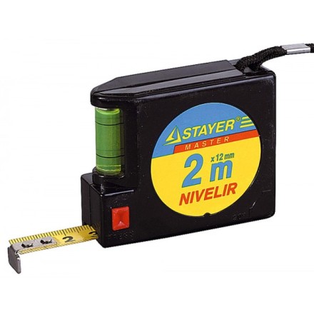 Рулетка STAYER &quot;NIVELIR&quot;, 2м 3408-2 купить в Когалыме