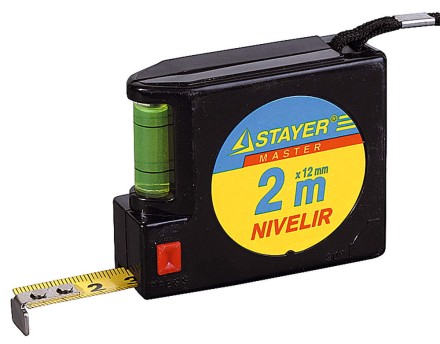 Рулетка STAYER &quot;NIVELIR&quot;, 2м 3408-2 купить в Когалыме